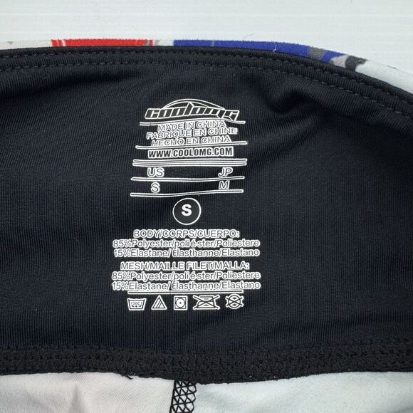 Coolomg American Flag Leggings Size Small Compression Fit USA Work Out Gym - Picture 3 of 10
